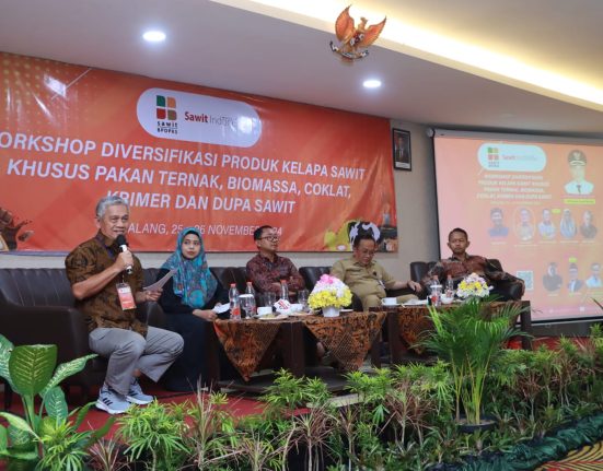Workshop Diversifikasi Produk Kelapa Sawit Khusus Pakan Ternak, Biomassa, Cokelat , Krimer dan Dupa Sawit di Malang